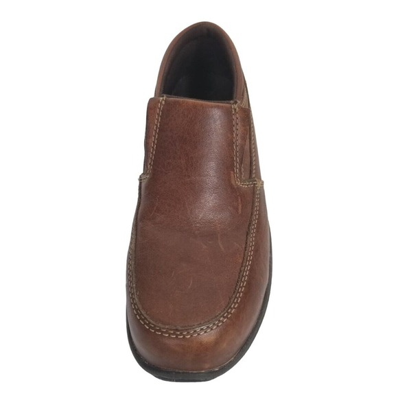 Womens Carolina CA1572 Brown Leather Steel Toe Work Shoes Size‎ 8.5 - Picture 4 of 16